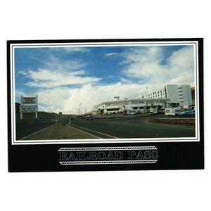 Vintage Postcard Railroad Pass Hotel Casino Vacation LV-332 1190 Gambling Touris